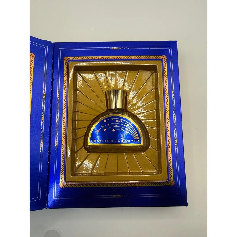 Vintage Avon Trailing Arbutus Cologne .5oz Roaring Twenties Art Deco‎ Box Set